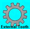 External Tooth Lock Washer